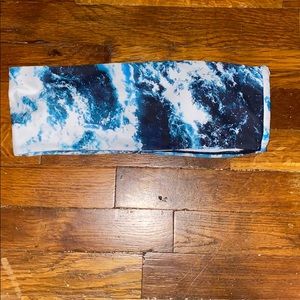 SHEIN Wave Print Bandeau Top